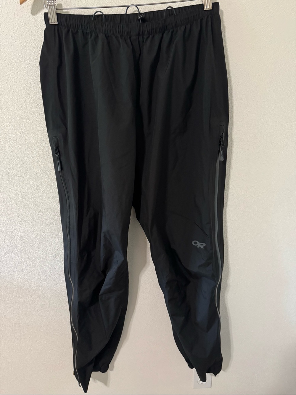 Outdoor Research Gore-Tex Foray Rain Pants Black Lightweight Zip Outseam-Medium - Picture 2 of 14